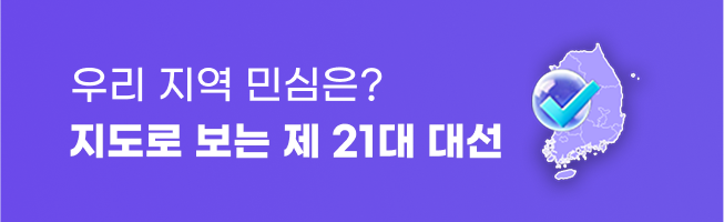 지도로 보는 제 21대 대선